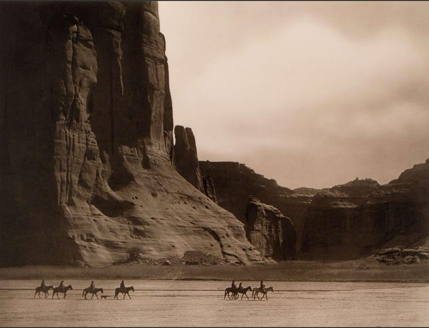 Edward Curtis "Canyon De Chelly" Photo Lithograph Print