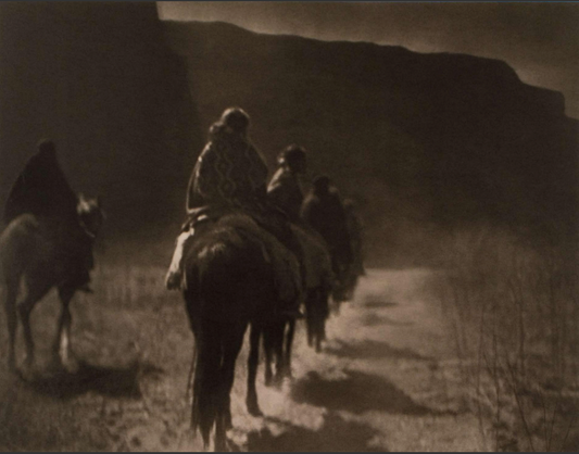 Edward Curtis "The Vanishing Race" Photo Lithograph Print