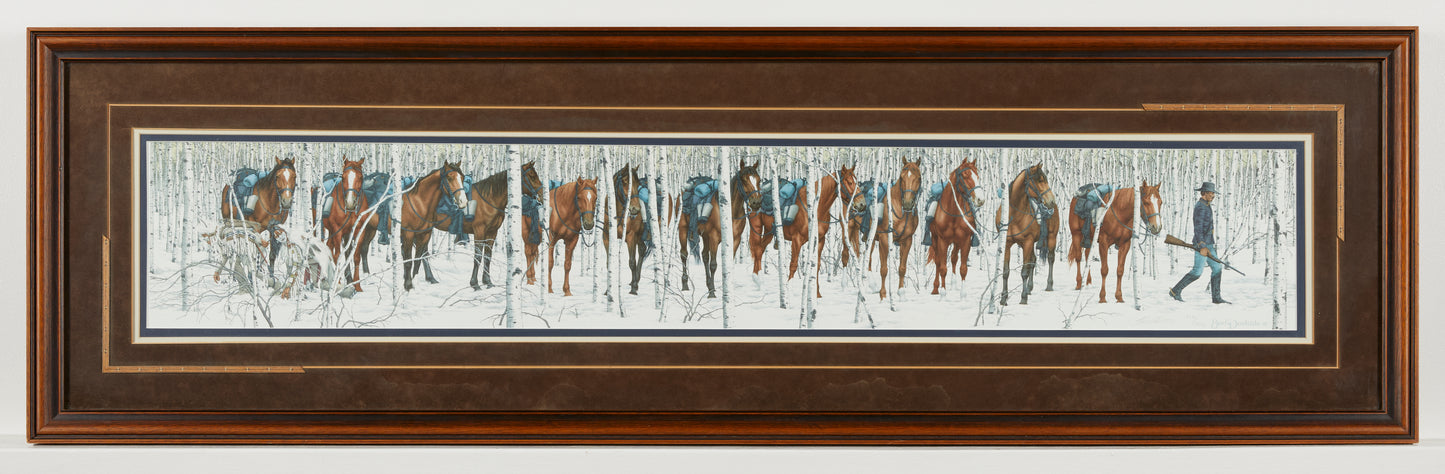 Bev Doolittle "Two Indian Horses" Signed and Numbered Lithograph